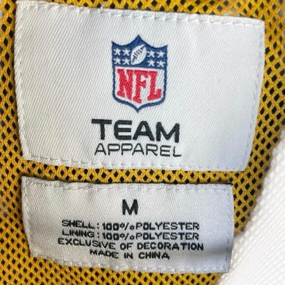 NFL Team Apparel Green Bay Packers Football Men’s Windbreaker Pullover Medium - Picture 2 of 3